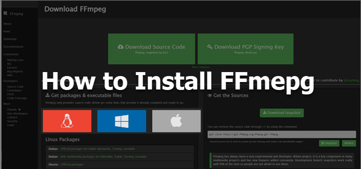 How to Install FFmpeg