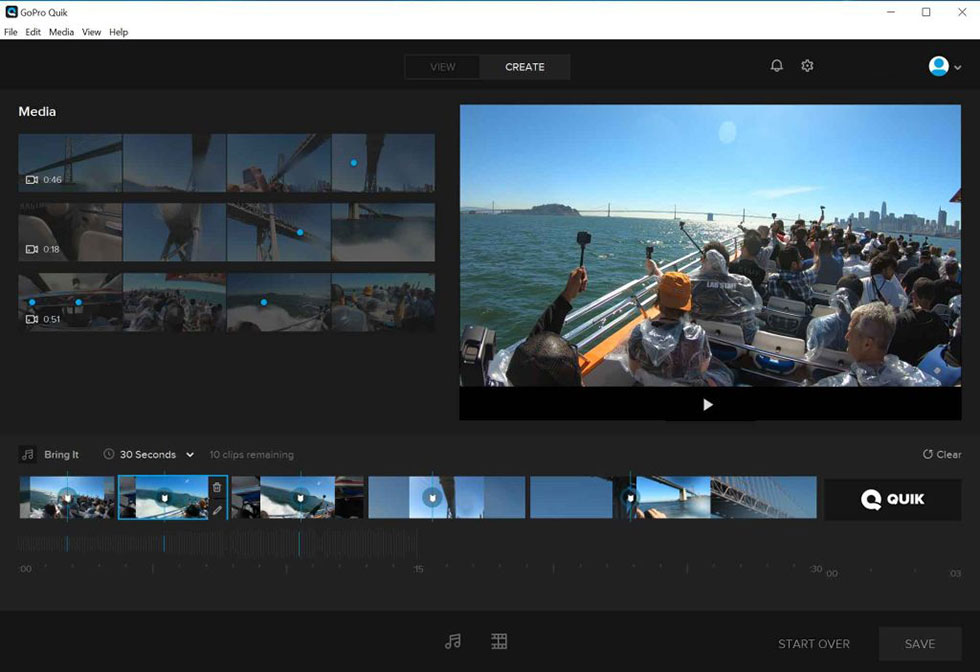 Der beste GoPro Video Editor für Anfänger - Quik für Desktop