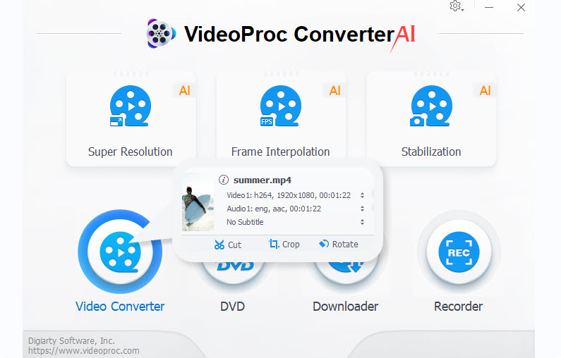 Video Processing -VideoProc