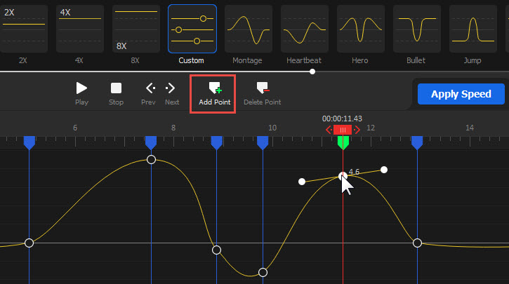 Use Bezier Curve to Speed Ramp