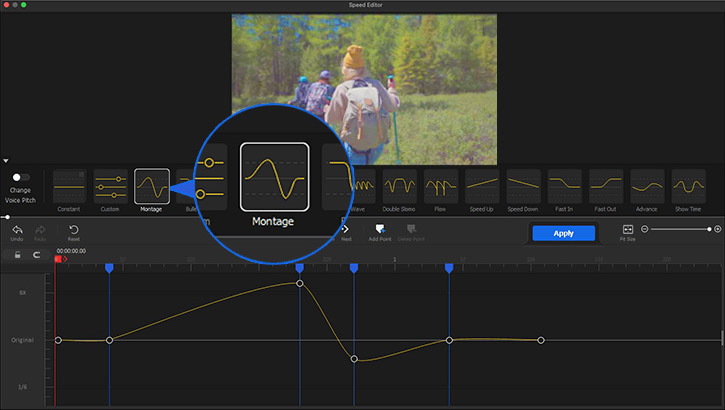 Use Montage in Hiking Video