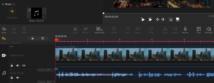 Add Audio to Audio Track