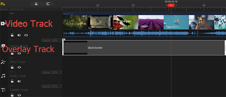 drag into timeline - VideoProc Vlogger