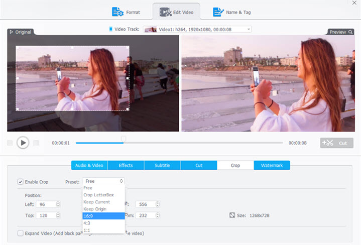 How to Crop Video with VideoProc Converter