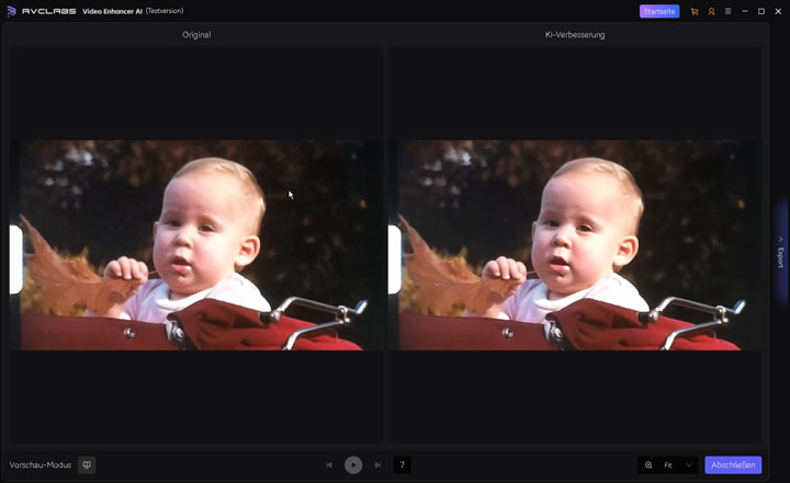 Funktionen von AVCLabs Video Enhancer AI