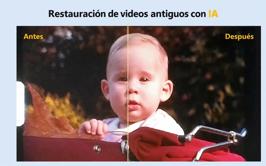 Mejores programas para restaurar videos antiguos con IA