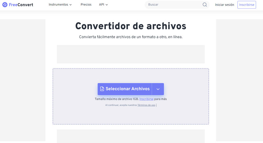 Conversor online de VOB a MP4 Freeconvert