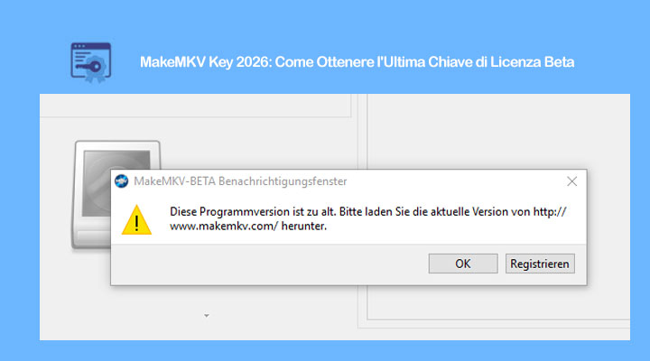Beta Key di MakeMKV