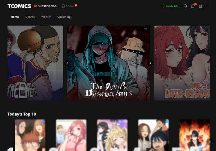 Free Webtoon Sites