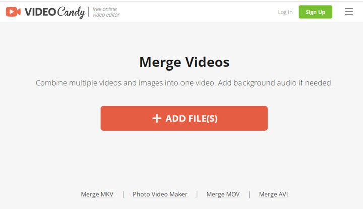 用Video Candy合併影片