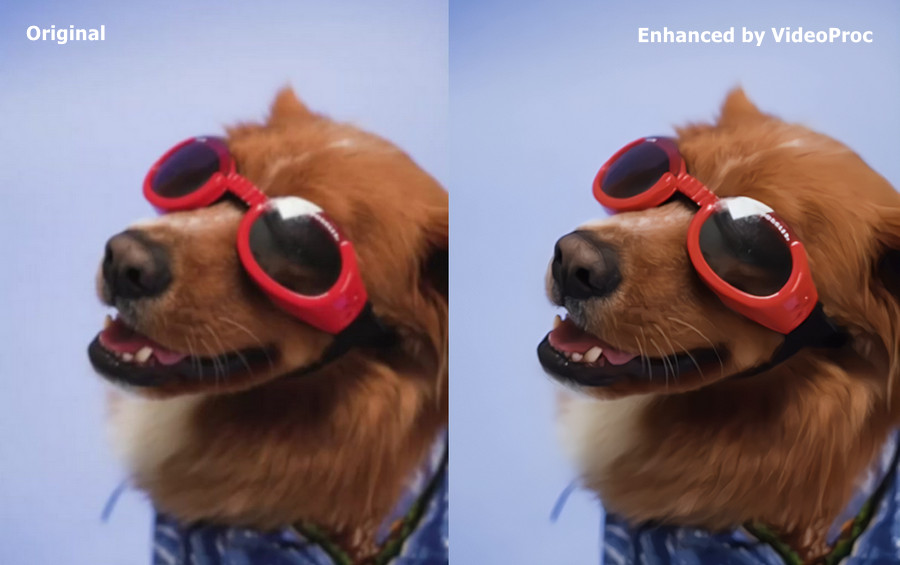 Best AI Video Enhancer - VideoProc - Test 1