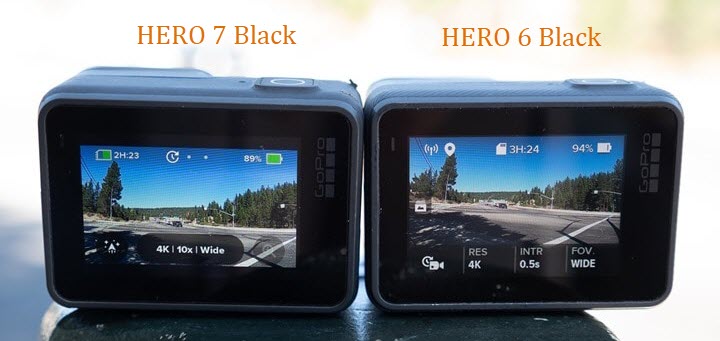 Gopro Hero 6 Comparison Chart