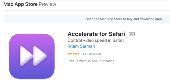 Accelerate for Safari