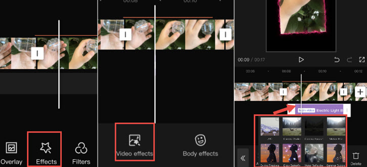 Add Video Effects in CapCut