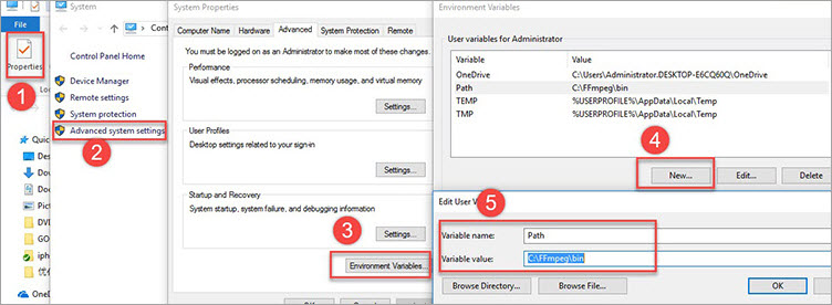 Install FFmpeg WebM to AVI Converter