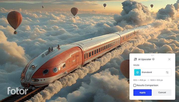 Enlarged AI Image Fotor