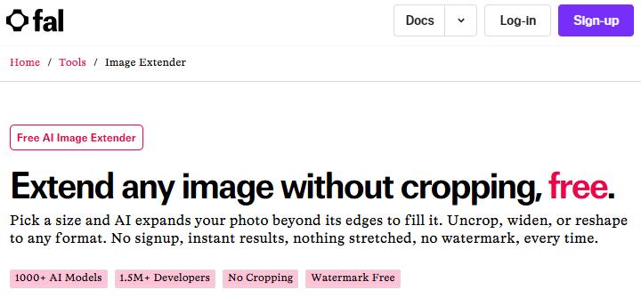 AI Expand Image - fal.ai