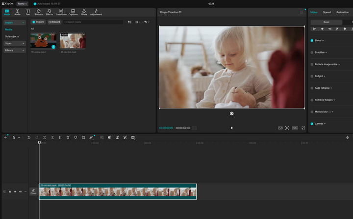 Video Quality Enhancer - Capcut