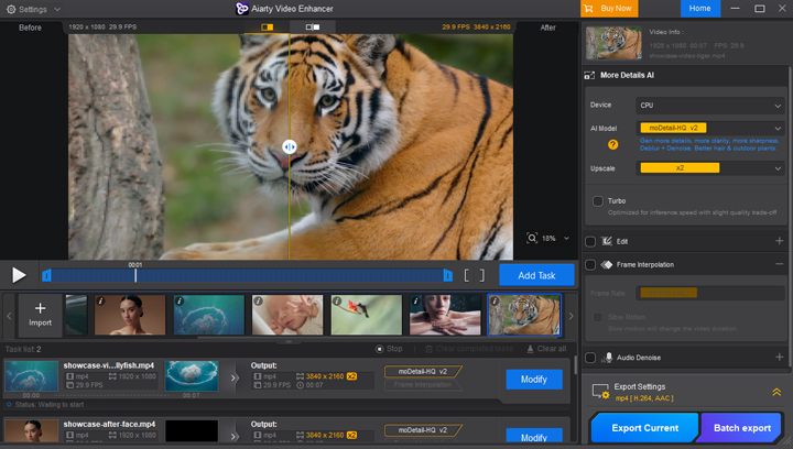 Aiarty Video Enhancer