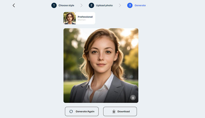 AIEase Profile Picture Maker Result