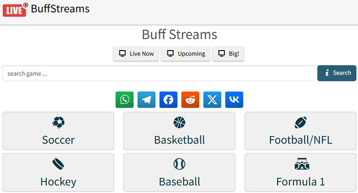 SportSurge Alternative - BuffStreams