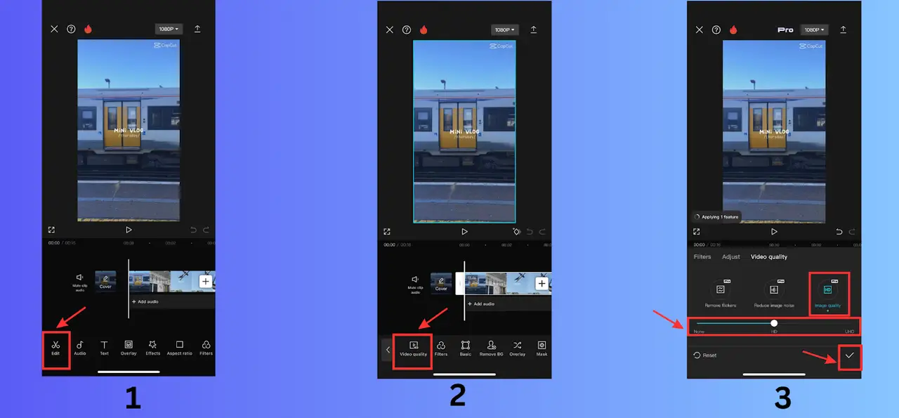 CapCut Video Enhancer