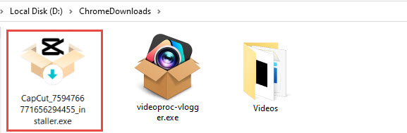 CapCut for PC downloaded installer 2026