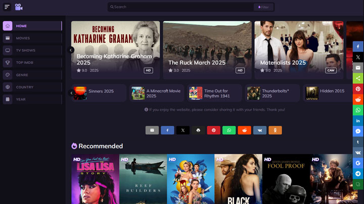 SFlix Alternative 2025 - CineHub Stream