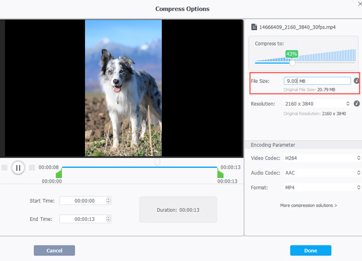 Compress for Sending Large Videos on Discord