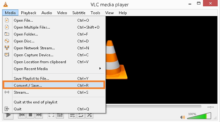  FLV to MP4 with VLC