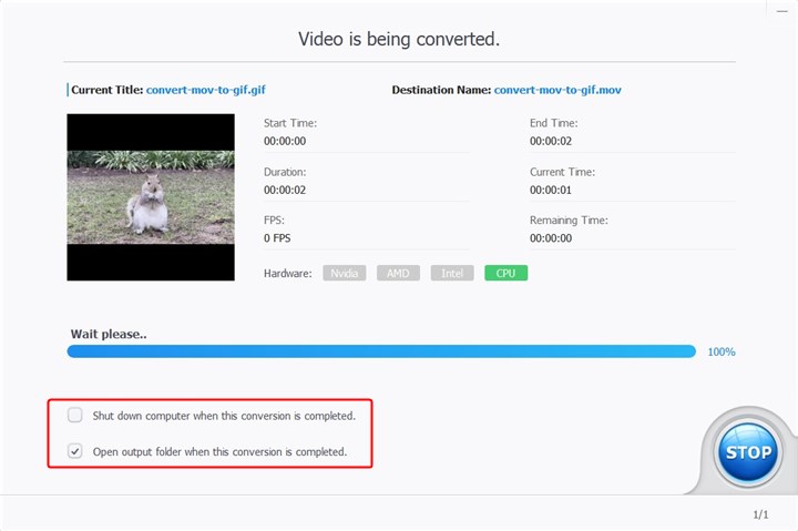 How to Convert GIF to MOV