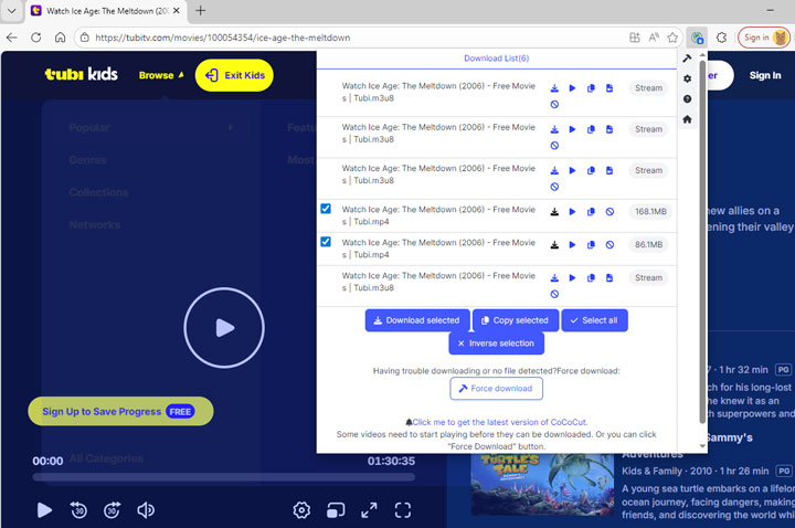 Download Streaming Video with CocoCut