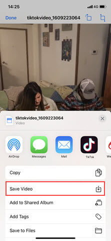 Изтеглете видео на Tiktok без воден знак на iPhone