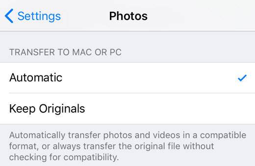 Export iPhone HEVC to PC/Mac as H.264