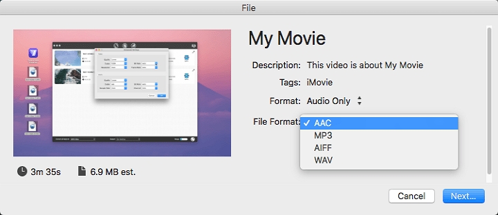 How to Extract Audio from MOV with iMovie