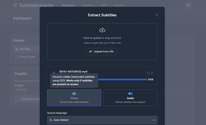 Extract Subtitles from MP4 via SubExtractor