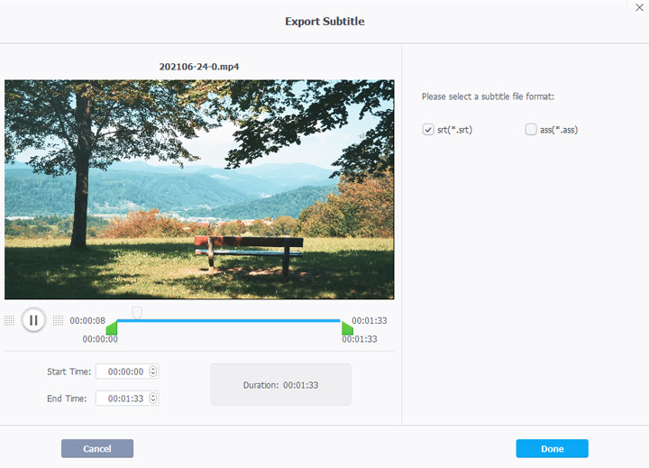 Extract Subtitles from Video via VideoProc Converter AI