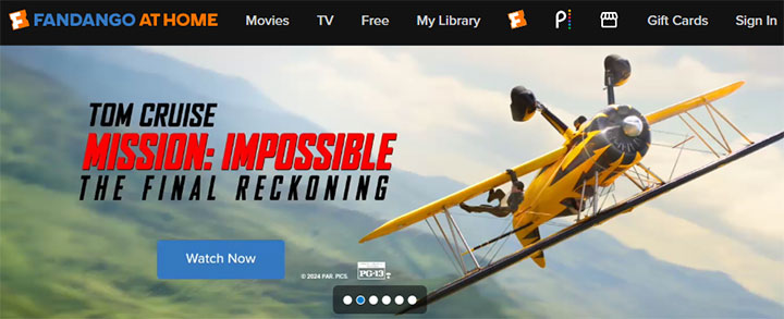 LookMovie2.to Alternatives - Fandango at Home