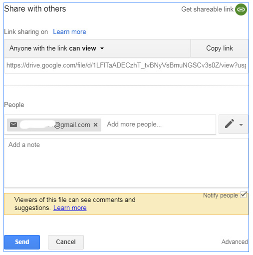 share video to Android via Google Drive