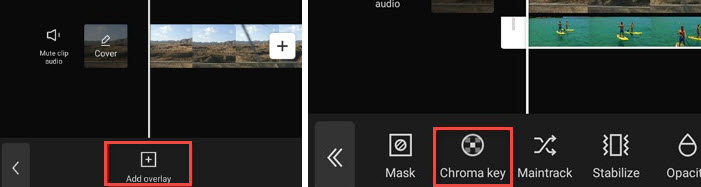 Use Chrome Key to Remove Green Screen in CapCut