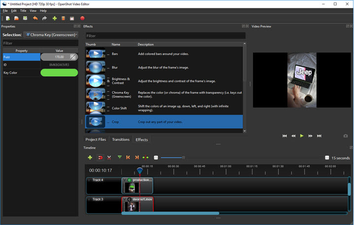 green screen photo editing software