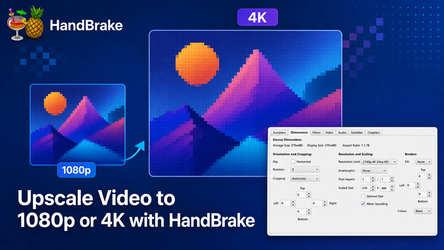 HandBrake Upscale