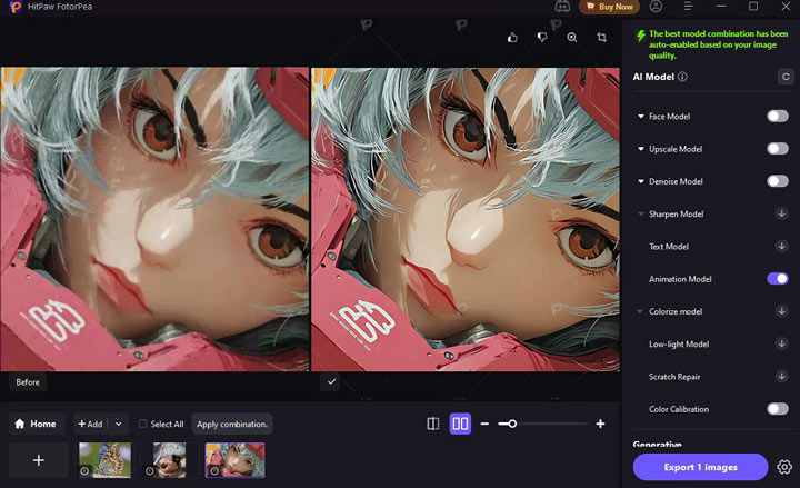 Low-Resolution Anime Image