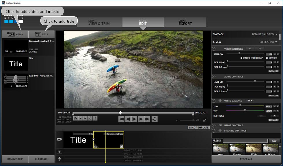 edit gopro max 360 video windows 10