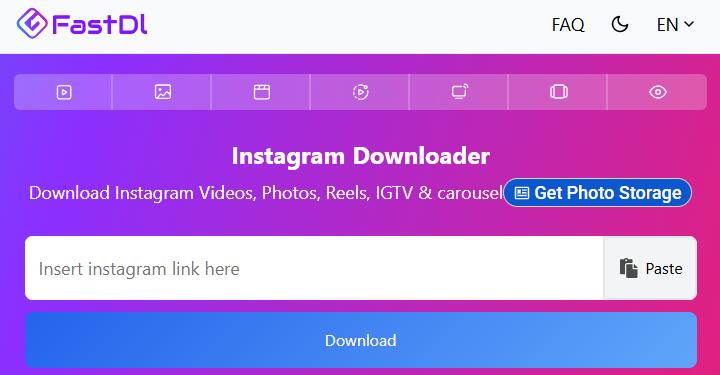 FastDL Instagram Downloader