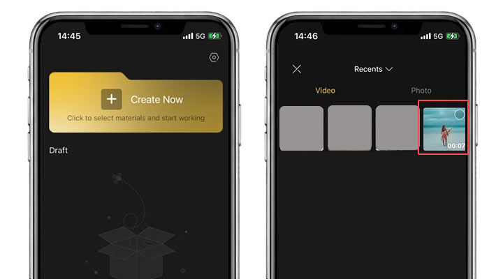 Import video to VideoProc Editor