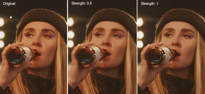 Intensity Comparison Aiarty Video Enhancer