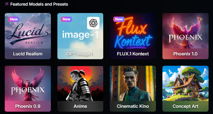 Use Leonardo AI - Choose a Model and Style