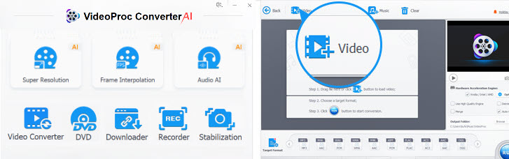 Load Source Video into VideoProc