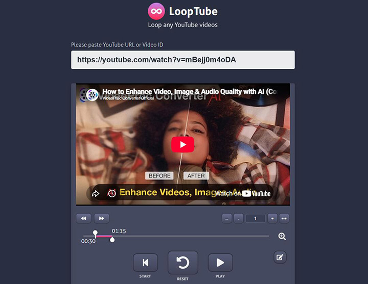 Loop a Section of a YouTube Video with LoopTube